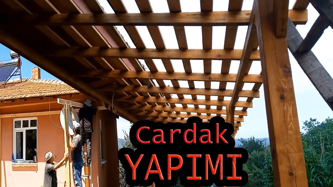 ÇARDAK YAPIMI!  ( PERGOLA,SUNDURMA,KAMELYA )