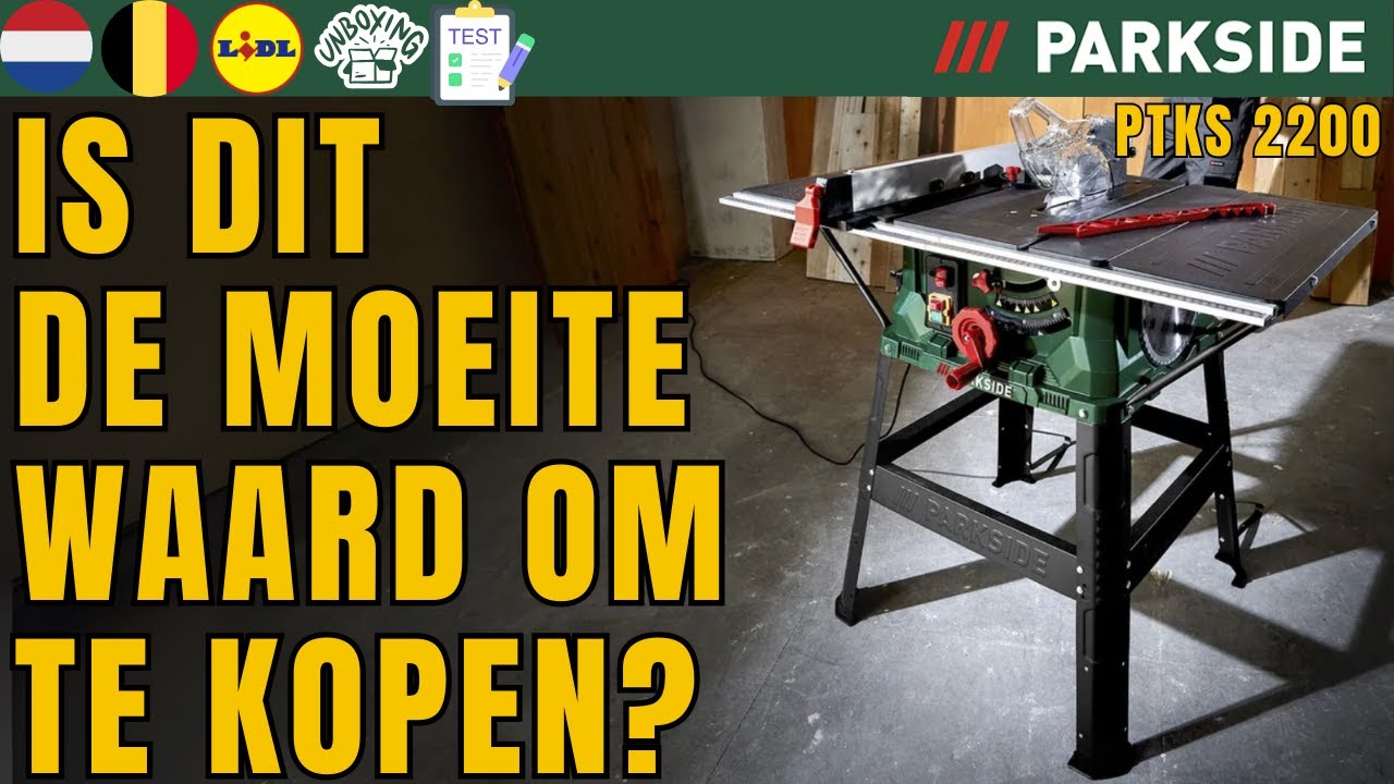 TAFEL CIRKELZAAG Parkside PTKS 2200 A1 DUTCH NEDERLANDS  BELGIUM LIDL