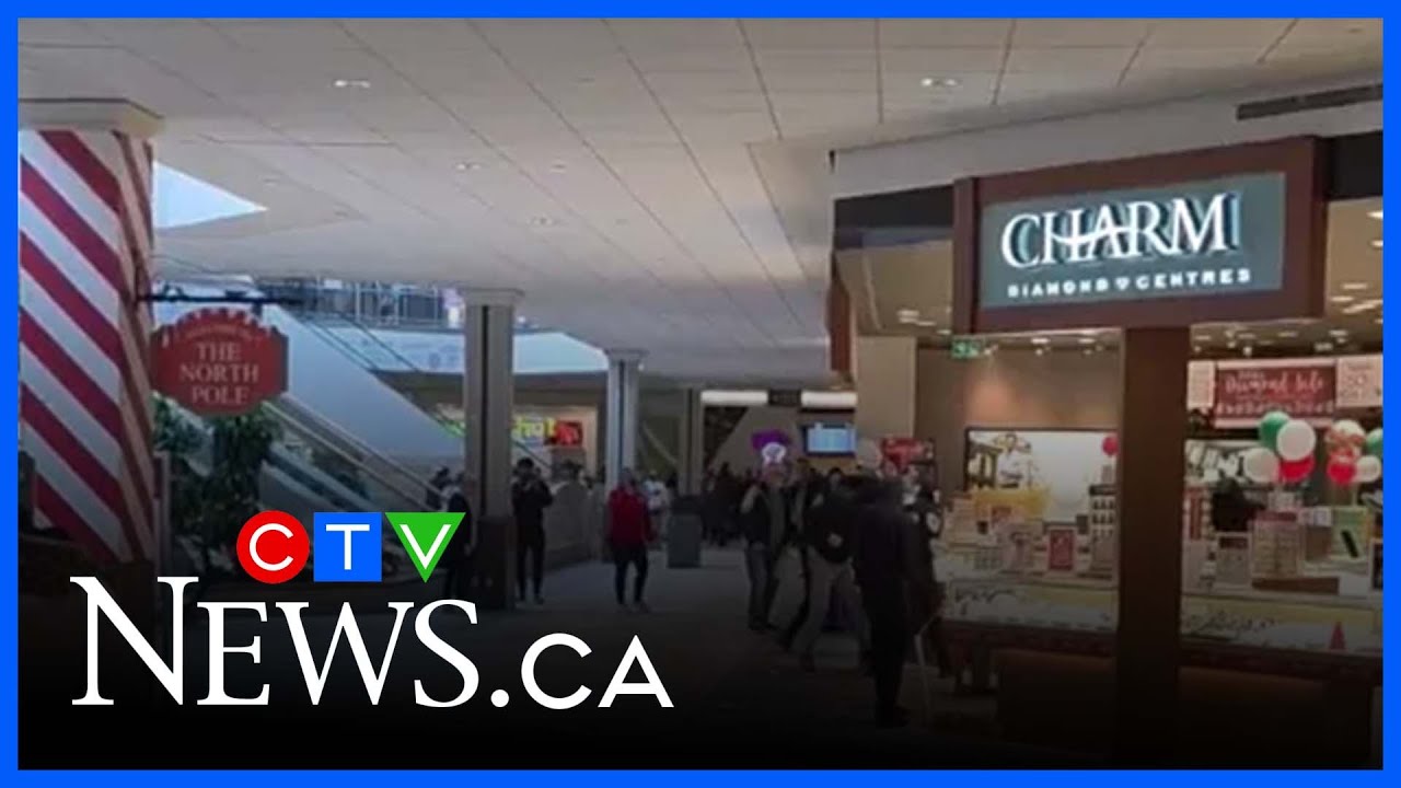 Suspects caught on video targeting jewellery store in popular Barrie mall