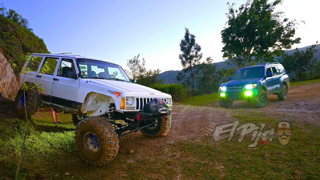 Aventura OFF-ROAD en Adjuntas: Ríos, Monte y Puro 4x4 #Montero #Cherokee  