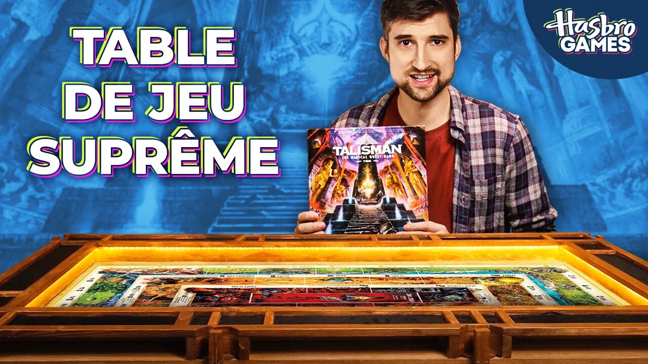 Superbe table de jeu Talisman faite maison || Avalon Hill & Hasbro Games