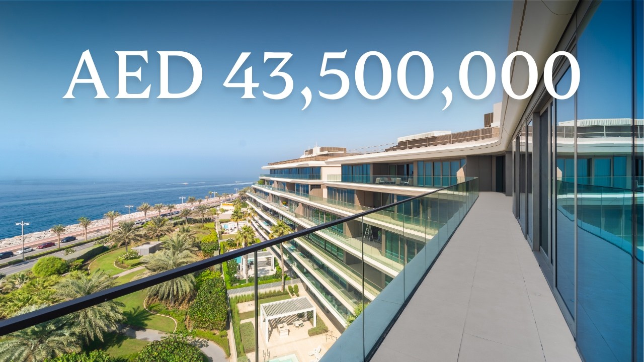 Ultra-Luxury Living: High-Floor 5-Bedroom Apartment With Panoramic Ocean Views In W Residences