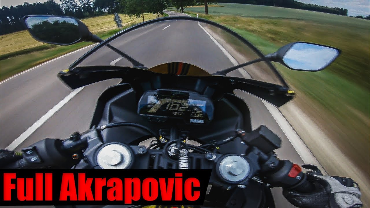 Yamaha YZF-R125 Full Akrapovic | Pure Sound