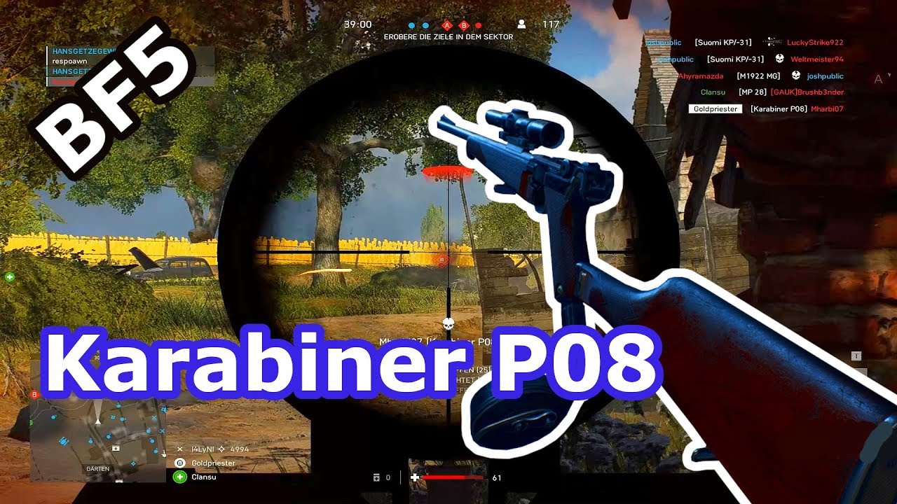 New Karabiner P08 Gameplay - Battlefield 5 (no Commentary)