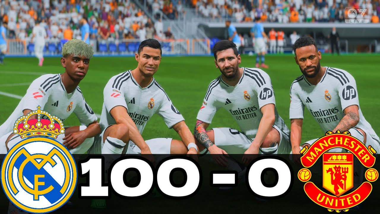 FC 24- MESSI RONALDO NEYMAR & MBAPPE | ALL STARS | AL NASSR 100-1 PSG 