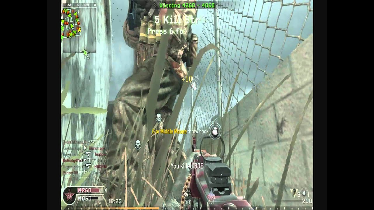 CoD4 Shipment Team Deathmatch Chaos 42 player!