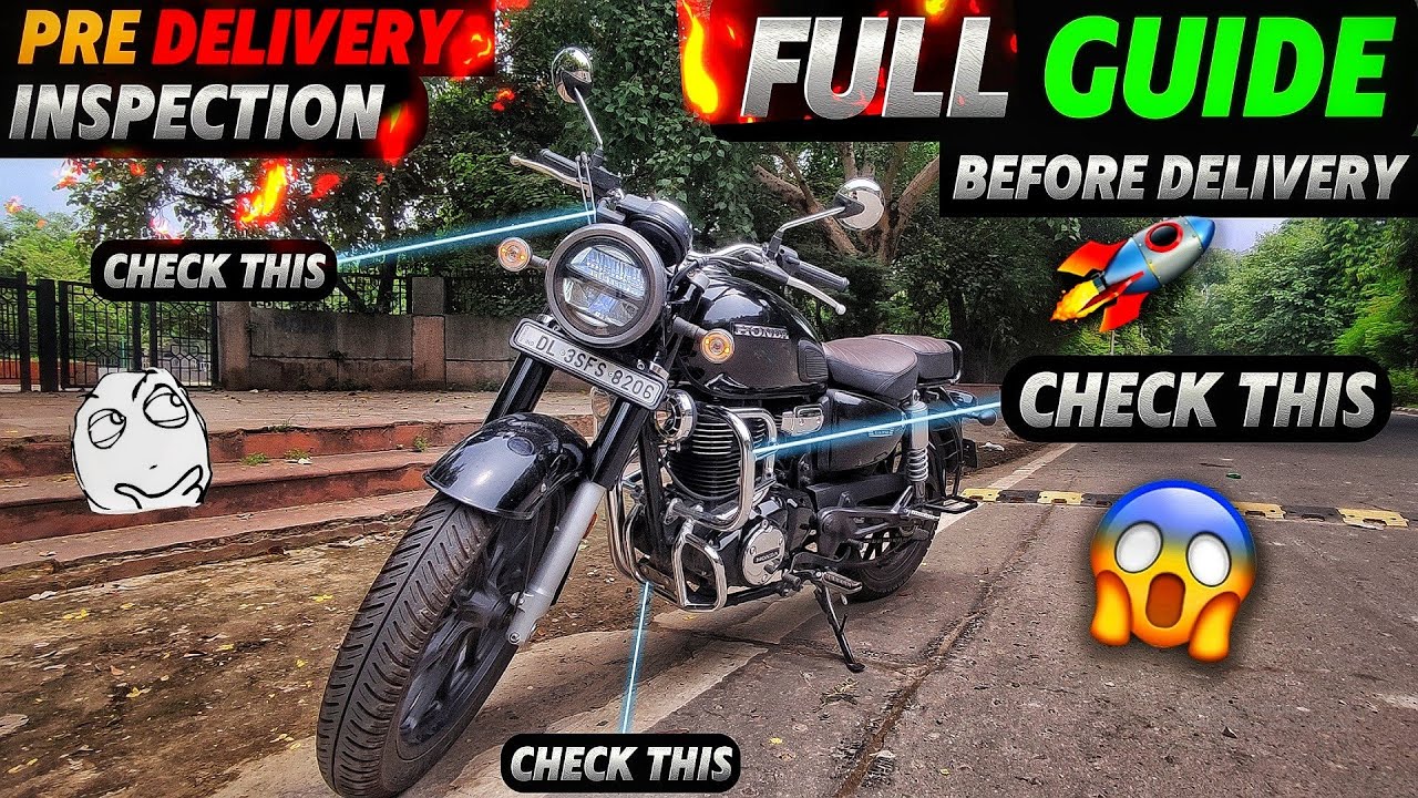 HONDA CB350 PRE DELIVERY INSPECTION (PDI) HOW TO DO PRE DELIVERY INSPECTION OF BIKE (PDI) IN 2024