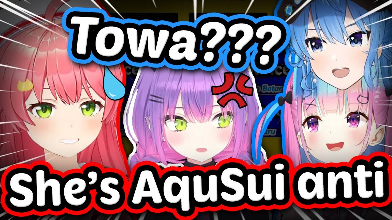Towa's AquSui Anti Nature Showed Through Her Answer 【ENG Sub Hololive】