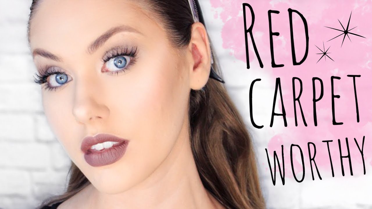 SUPER GLAM Hair & Makeup Tutorial // SLICK BACK Hair