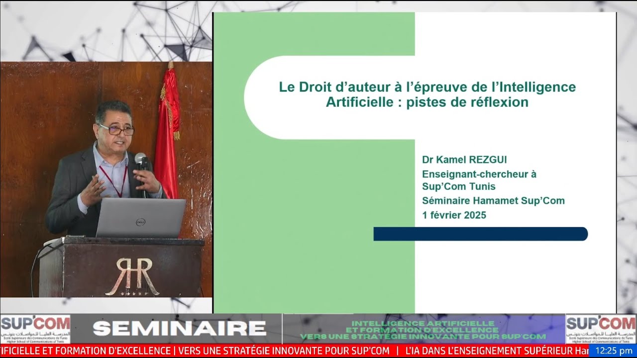Le droit d'auteur à l'épreuve de l'intelligence artificielle - pistes de réflexion