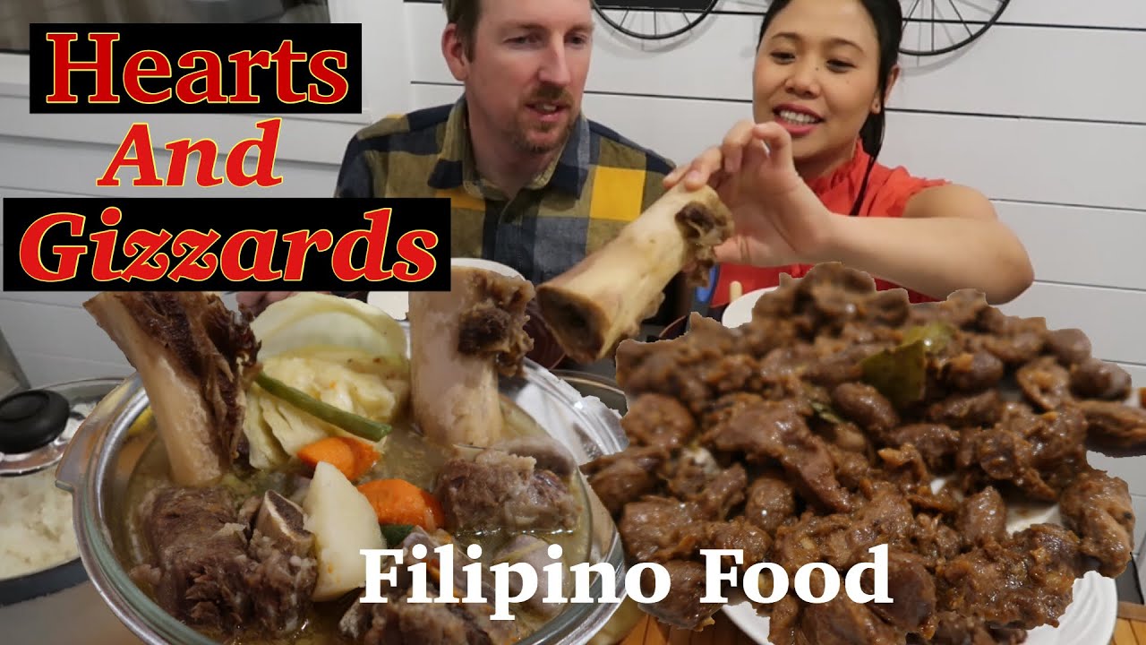 EATING FILIPINO FOOD 2020  **VLOG 2**  BULALO || CHICKEN HEARTS AND GIZZARDS