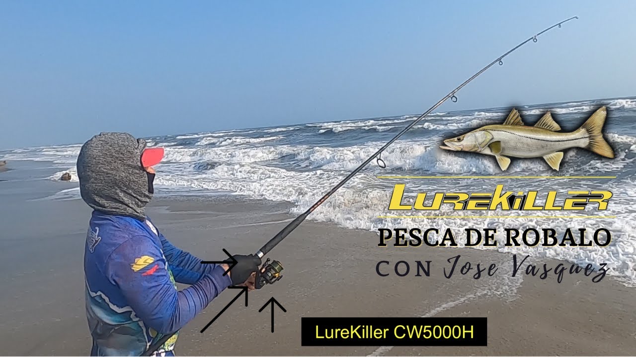 Pesca de Robalo con LureKiller Saltist CW5000H