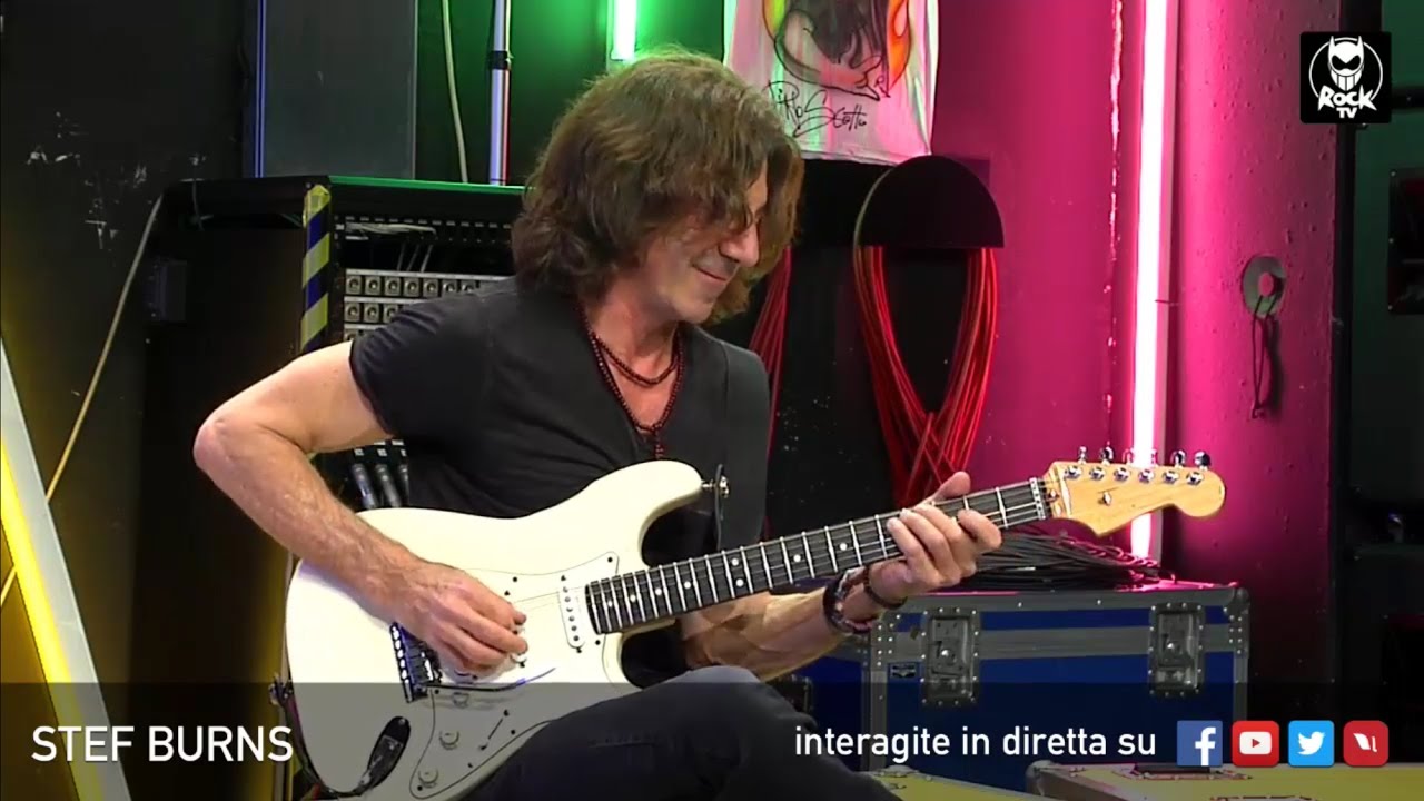 STEF BURNS LIVE SU ROCK TV 🎸🔥📲