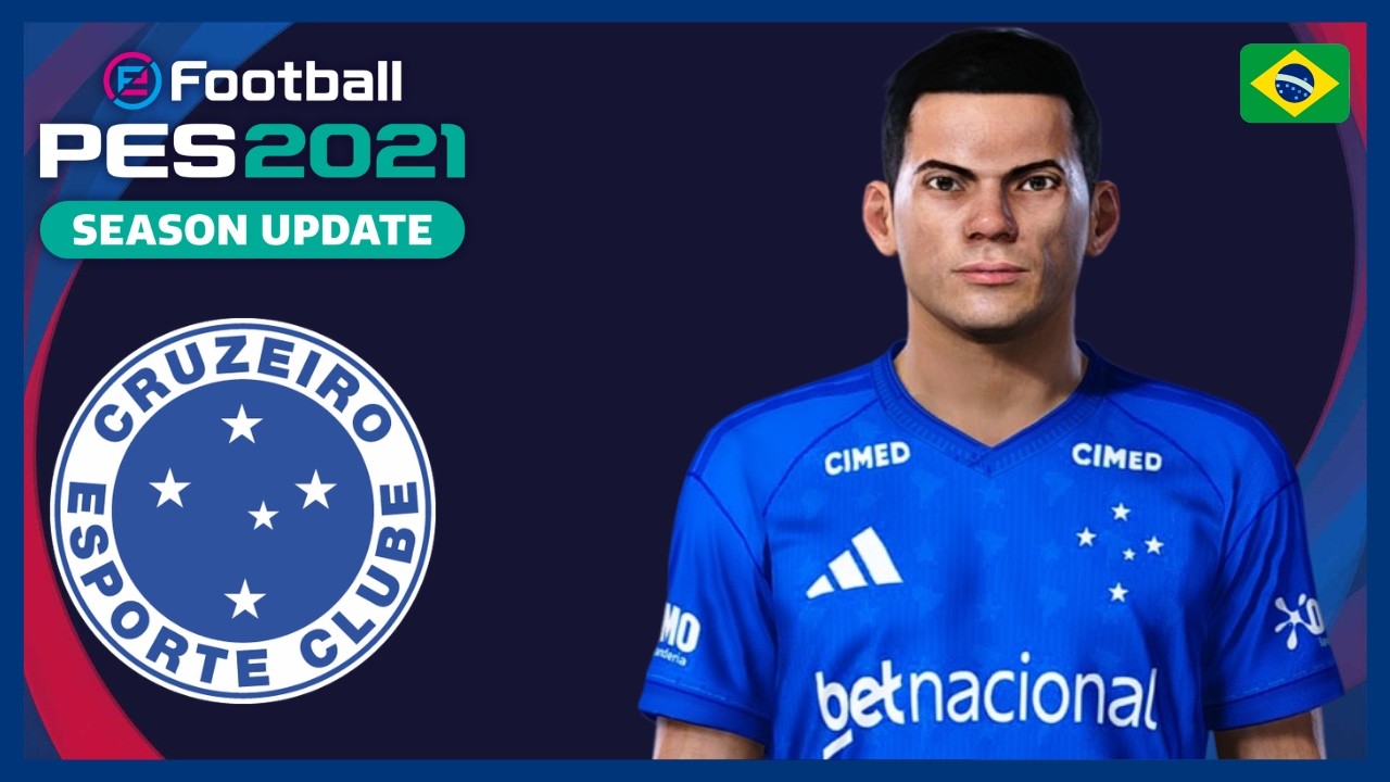 BRUNO RODRIGUES (Cruzeiro) - PES 21 - EDIT FACE / COMO FAZER