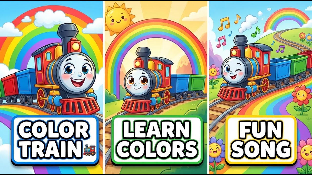Color Train Song – Learn Colors for Kids! | CK4KIDS 🚂🌈