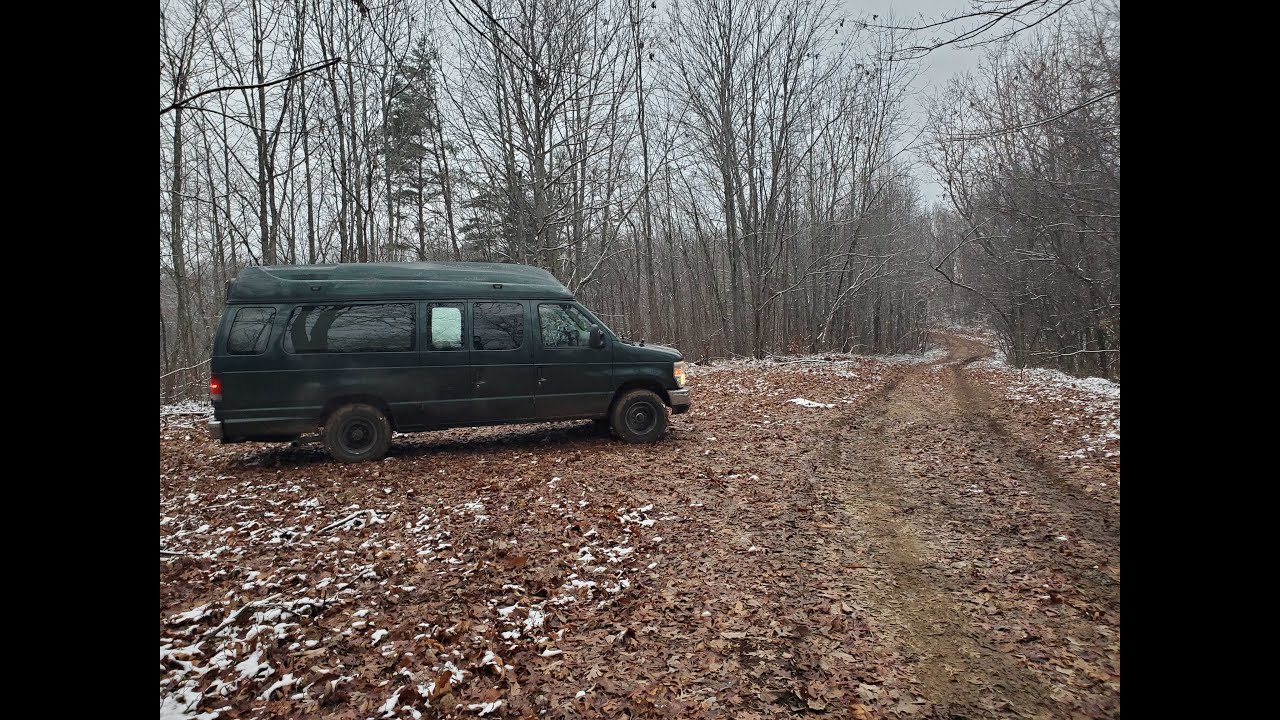 Exploring Cave Run Lake's Fire Roads in Kentucky in a 2WD Van Part 1