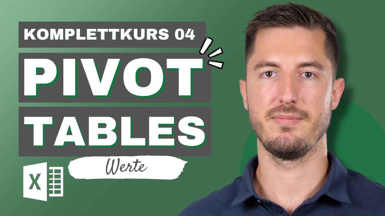[Pivot Komplettkurs 4/5] Mit PivotTable Werten in Microsoft Excel professionell arbeiten