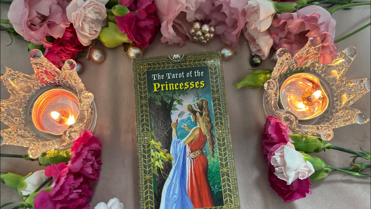 Обзор колоды «Таро Принцесс»⚜️👑⚜️  The Tarot of the Princesses  👑 художник Северино Баральди.