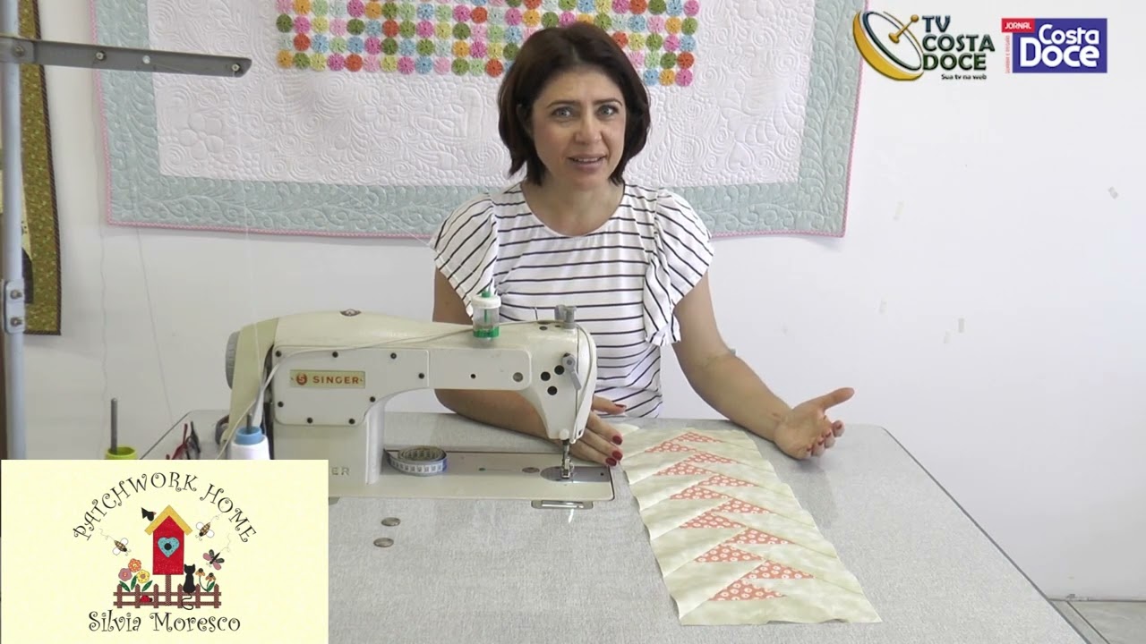 Como fazer Trança Francesa no Patchwork