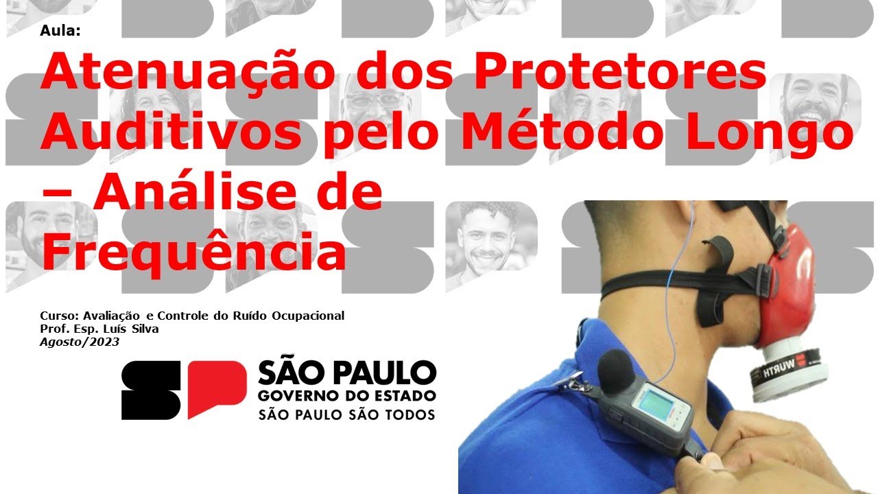 Atenuação dos Protetores Auditivos pelo MÉTODO LONGO - Análise de Frequência