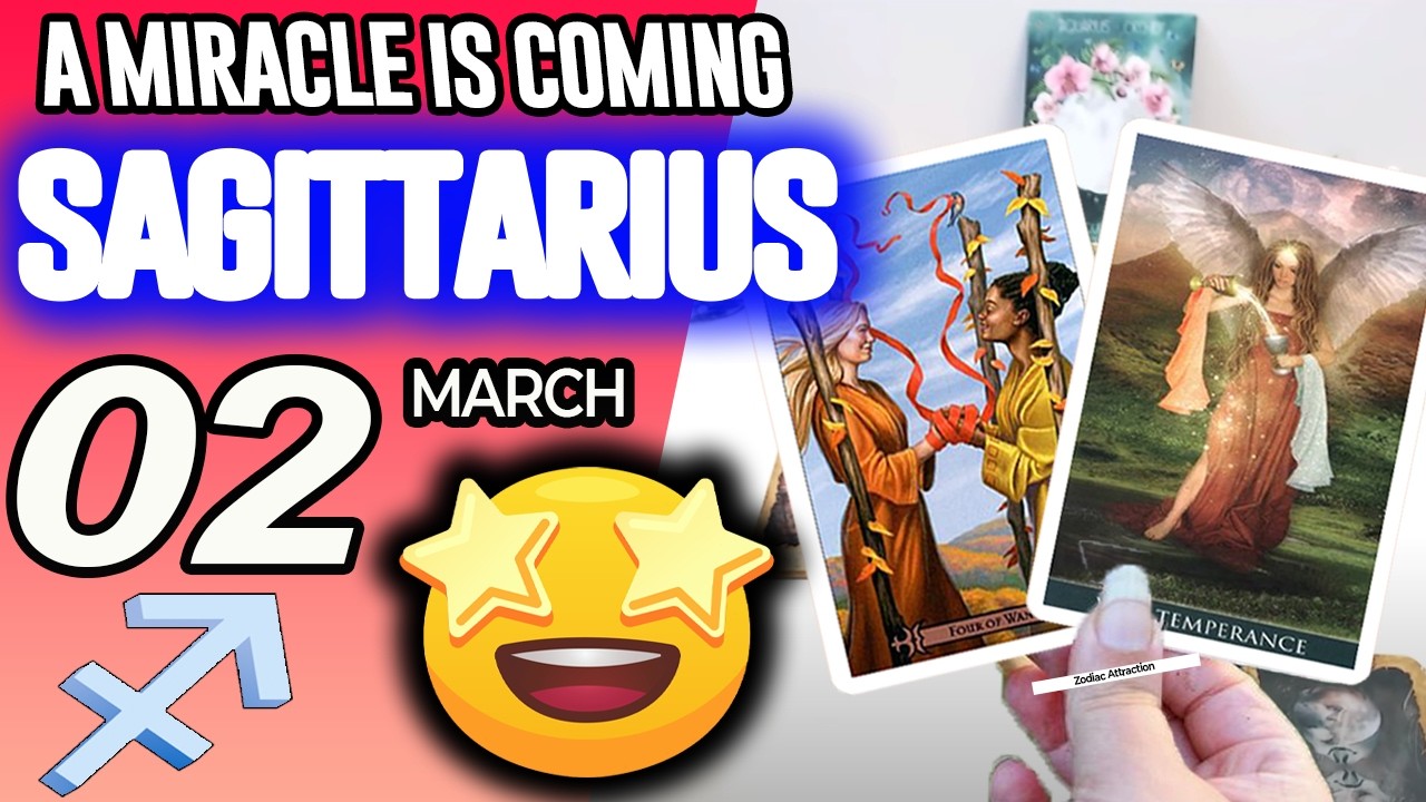 Sagittarius ♐❎ A MIRACLE IS COMING ❎ horoscope for today MARCH 2 2026 ♐ #sagittarius tarot MARCH