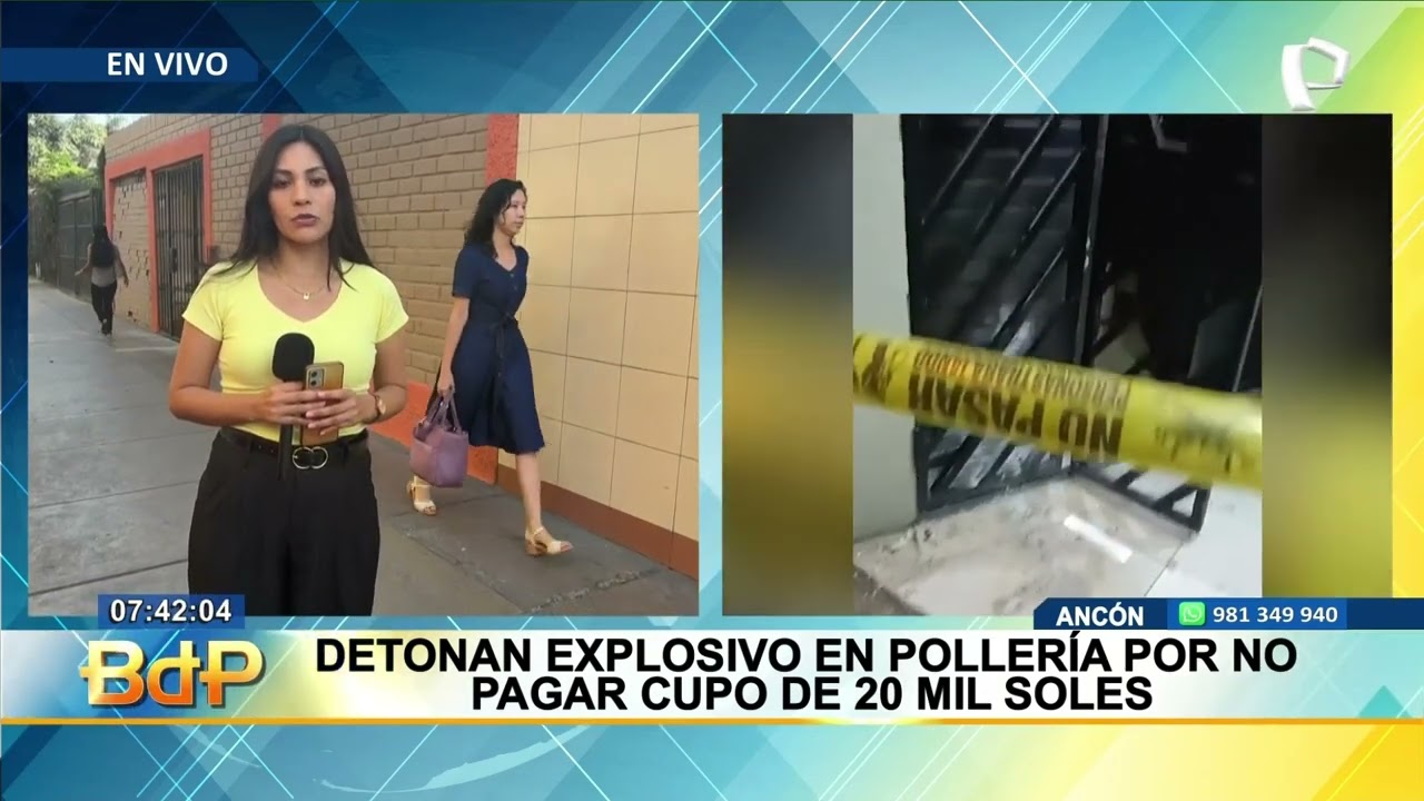 Detonan explosivo en pollería de Ancón: dueño recibe amenazas extorsivas desde hace un mes (2)