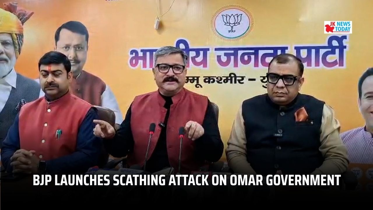 BJP launches scathing attack on Omar Government | JK News Today