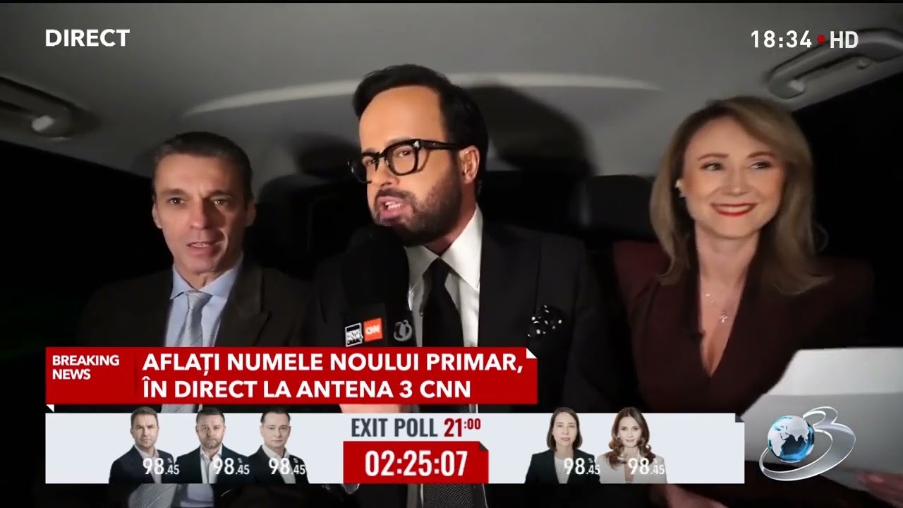 Aflați numele noului primar, &icirc;n direct la Antena 3 CNN