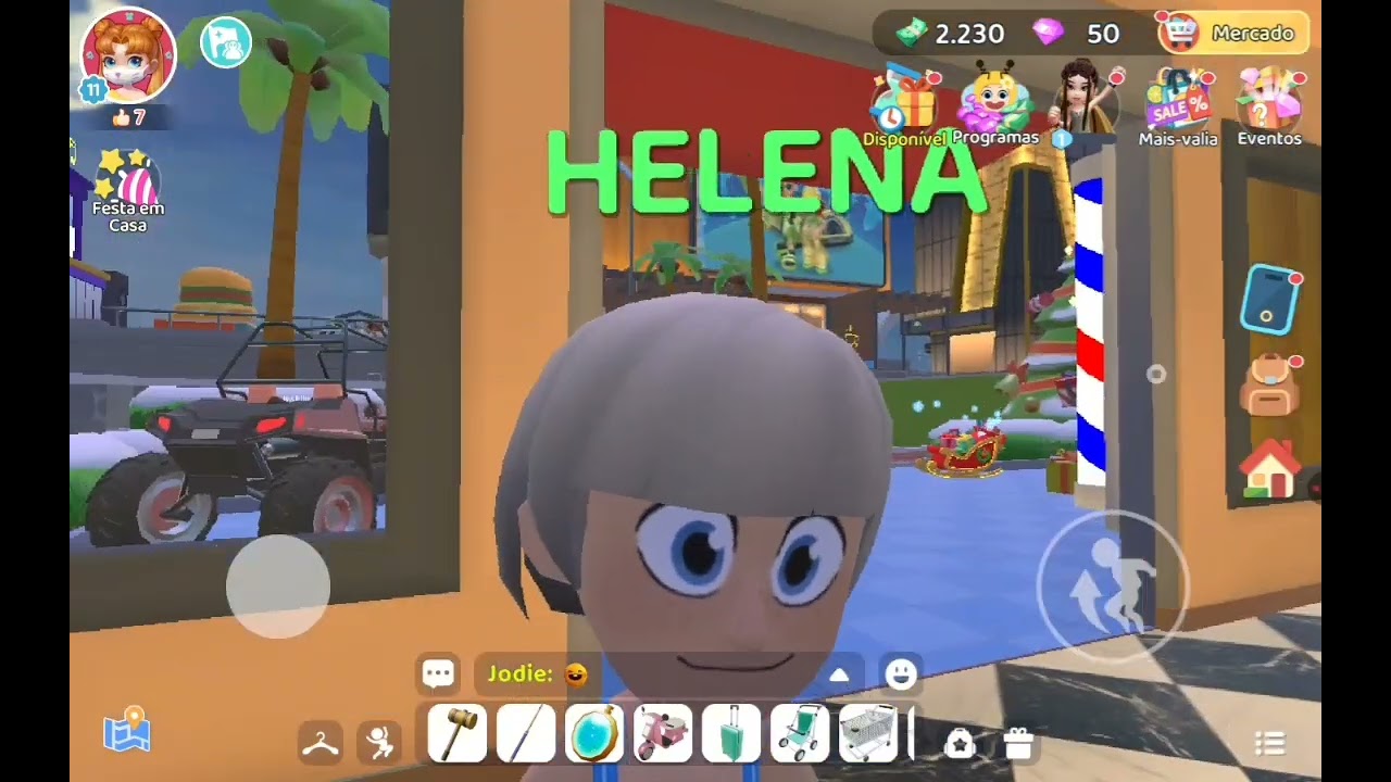 Tour pela academia e salão de beleza no livetopia party (historinha!)