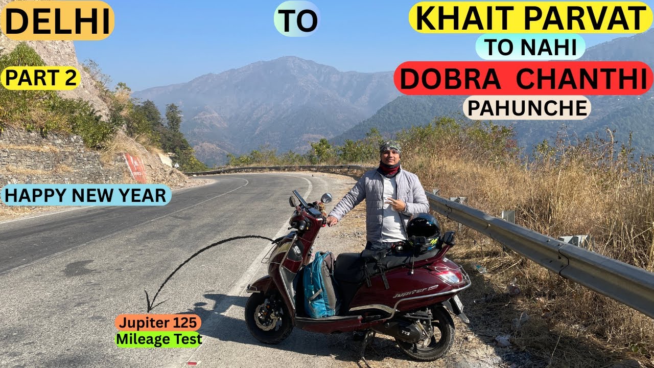 Khait Parvat ki Jagha Pahunche Dobra Chanti 😎| Long Ride | TVS Jupiter 125 | Solo Ride