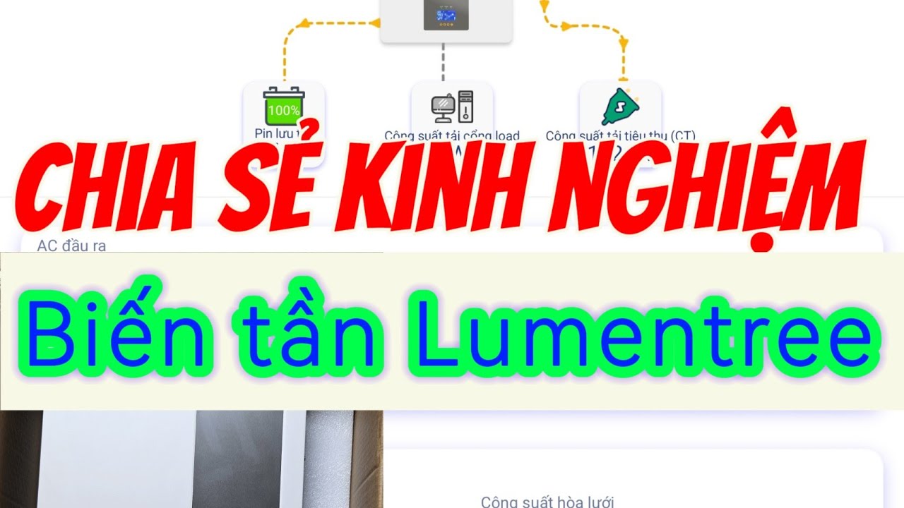 Chia sẻ kinh nghiệm sử dụng lumentree 4kw/ hệ năng lượng mặt trời dành cho gia đình từ 1tr5 trở lại.