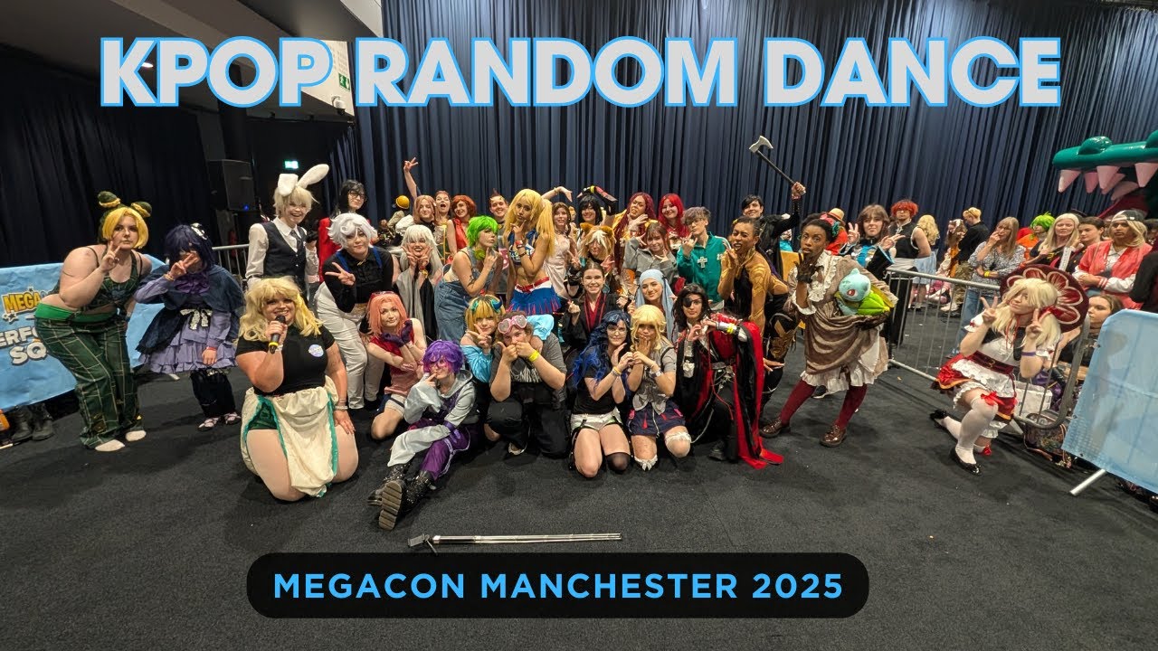 KPOP RANDOM DANCE | IN PUBLIC | MEGACON MANCHESTER 2025