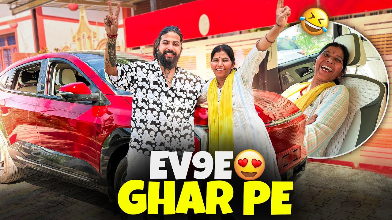 Finally Apni New Car Mahindra XEV9 Ko Lekar Ghar Pahuch Gaye 💕 Mummy Ko Diya Surprise 😳