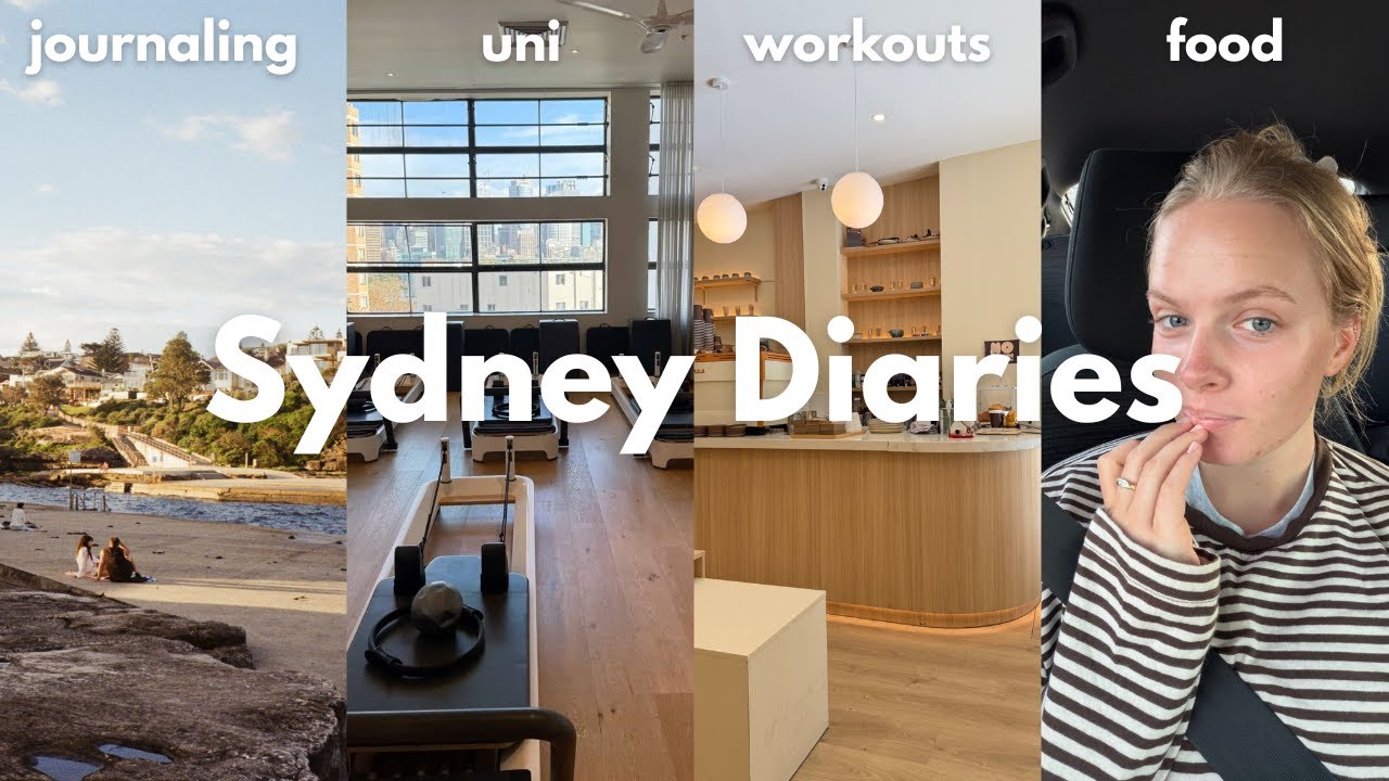 zwischen Masterarbeit, workouts, food & Strand 🌊 💻| trying to be productive in Sydney | weekly vlog