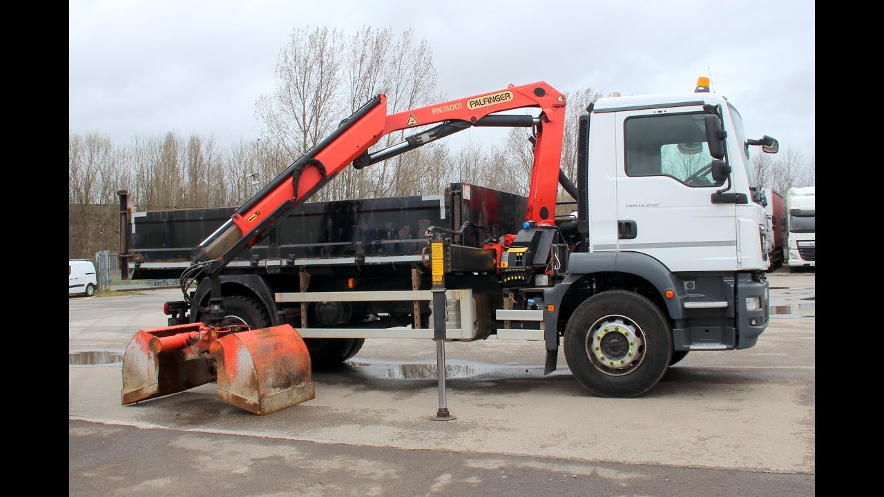 MAN 18T Tipper GRab - MX66 YHW
