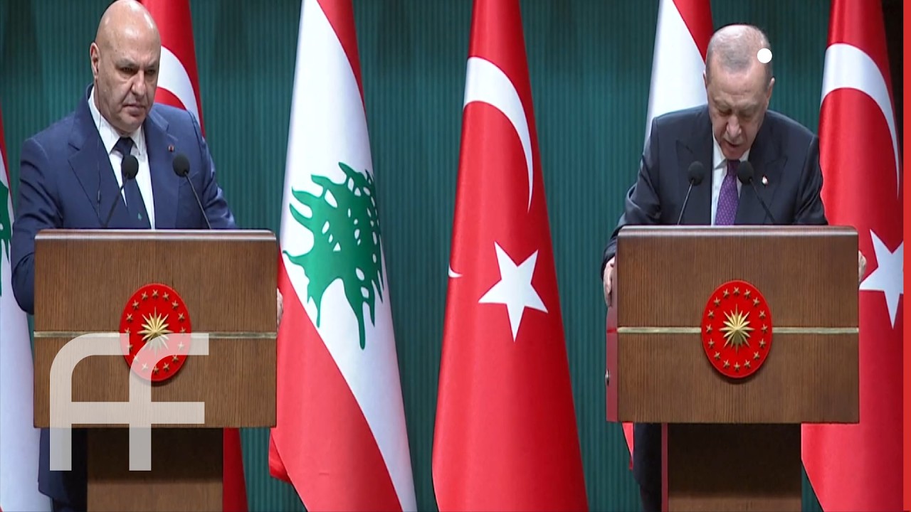 WATCH: President Erdogan & Lebanese President Aoun Holds Joint Press Conference in Ankara | AC15