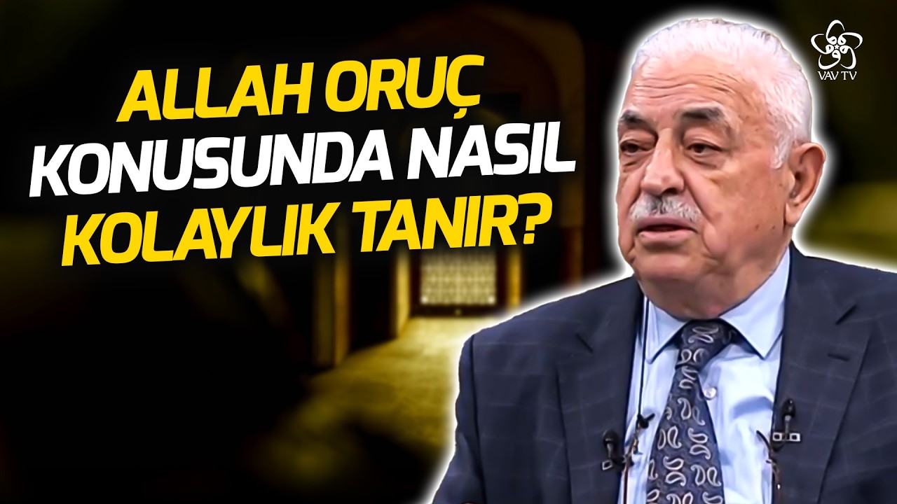 Allah Kullarına Oruç Konusunda Nasıl Kolaylık Tanır? | Mustafa Akgül