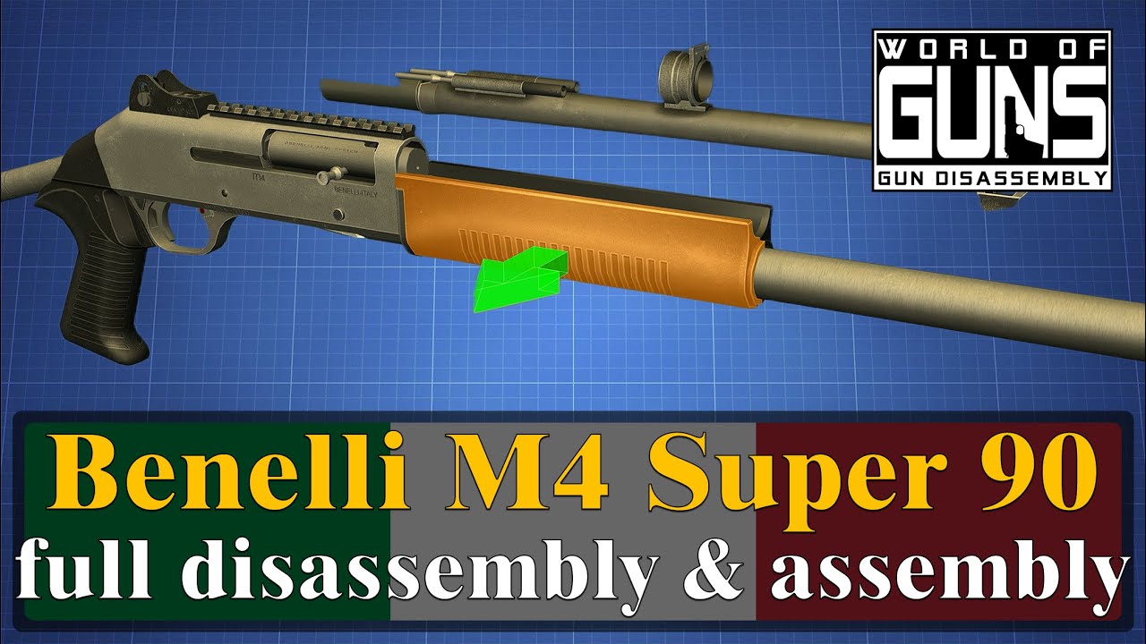 Benelli M4 Super 90: full disassembly & assembly | World of Guns
