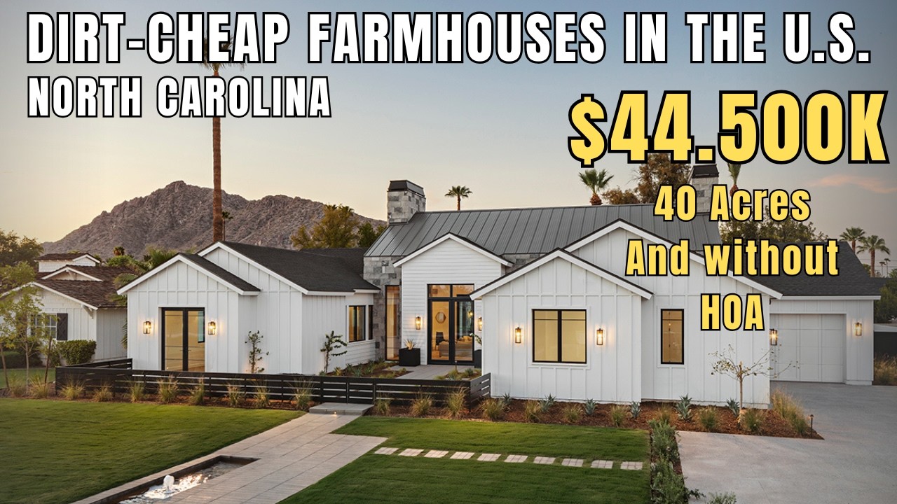10 Dirt-Cheap North Carolina Farmhouses With Massive Acreage Priced Way Below Market