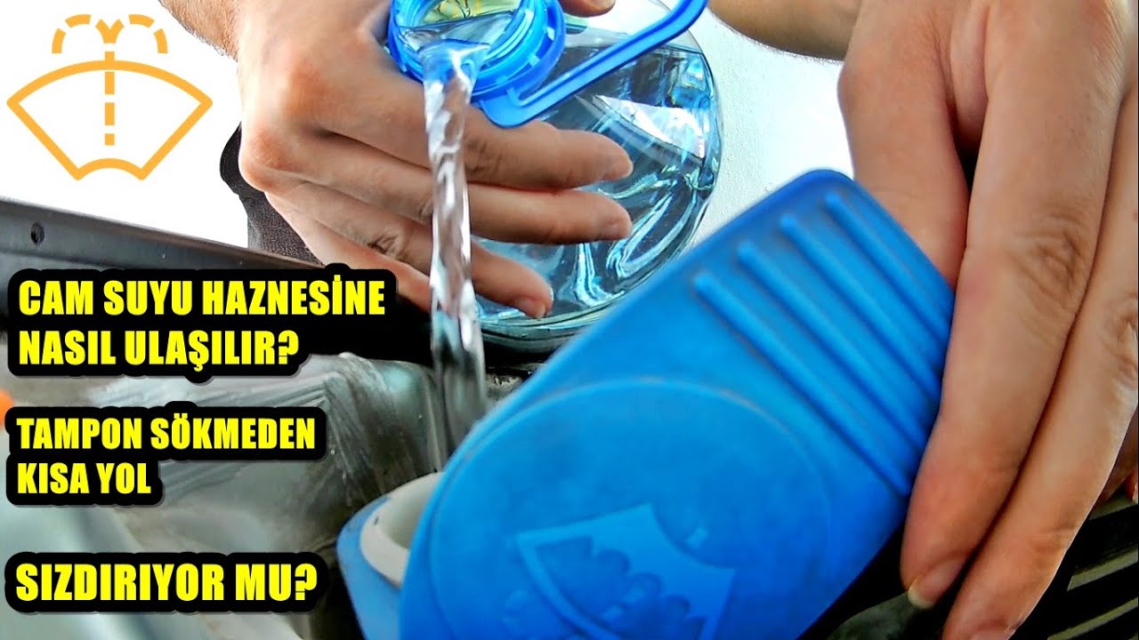 CAM SUYU HAZNESİNE NASIL ULAŞILIR? | WINDSCREEN WASHER BOTTLE | SKODA FABIA