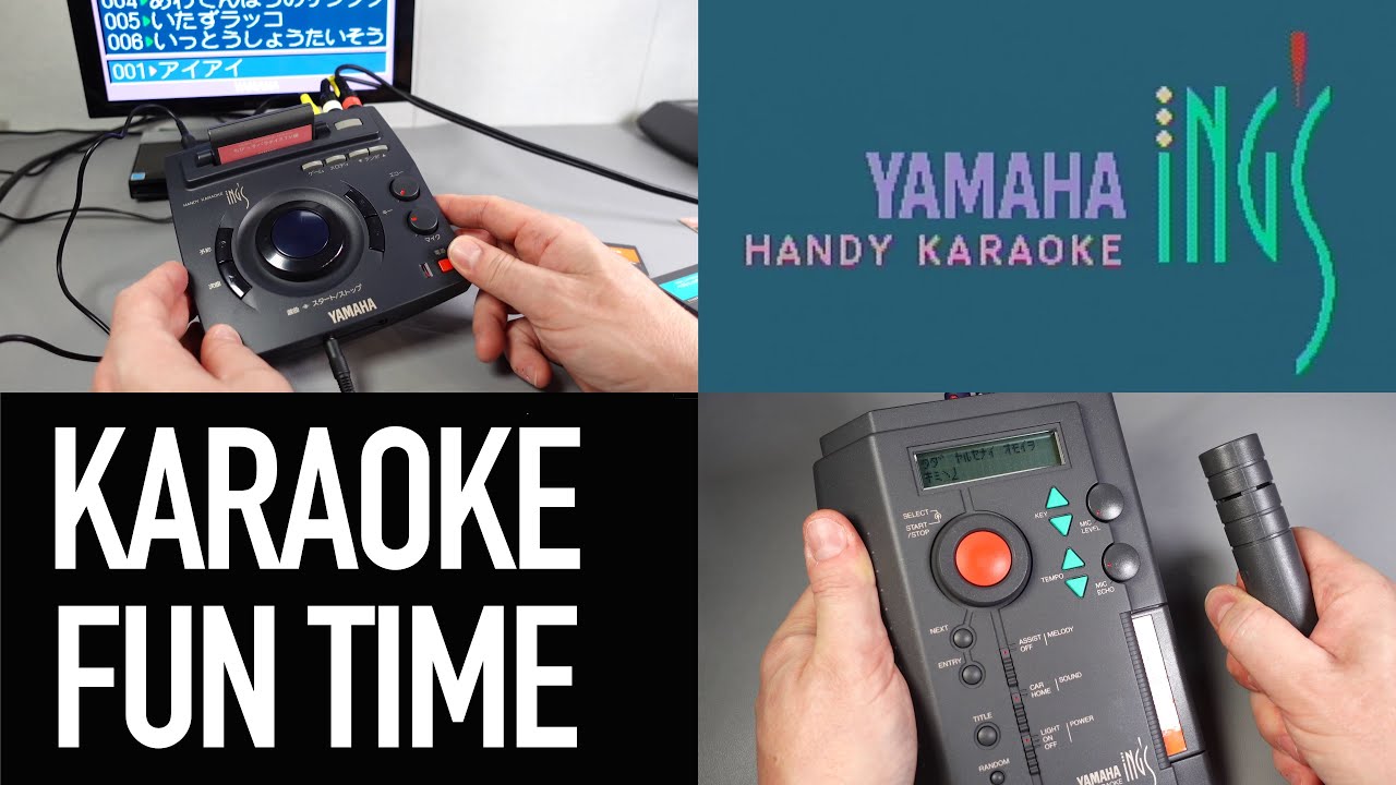 Веселое караоке в стиле ретро с системой Yamaha ING 1990-х годов