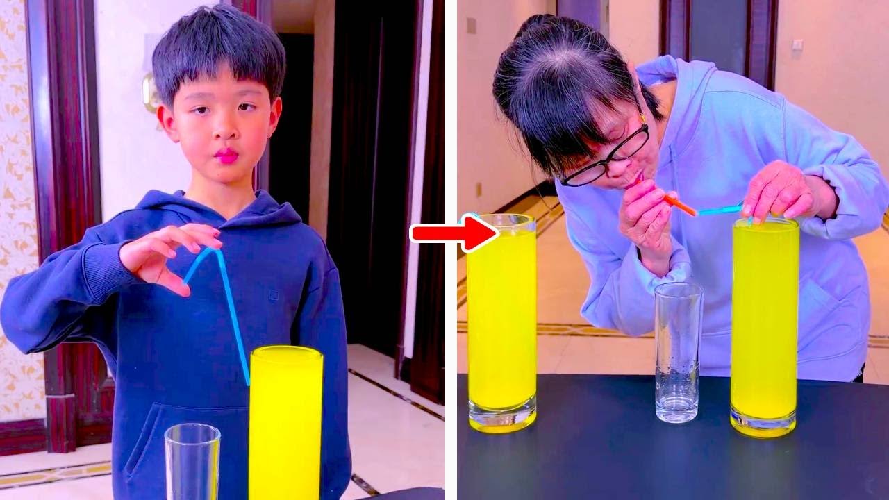 Family Games | Water Pouring Challenge! Who will fail? #funny #partygame #challenge