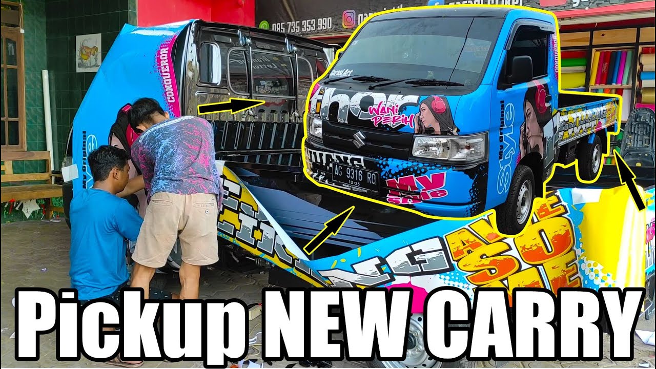 NEW SUZUKI CARRY PICKUP 2020 || MODIFIKASI FULL STIKER DECAL
