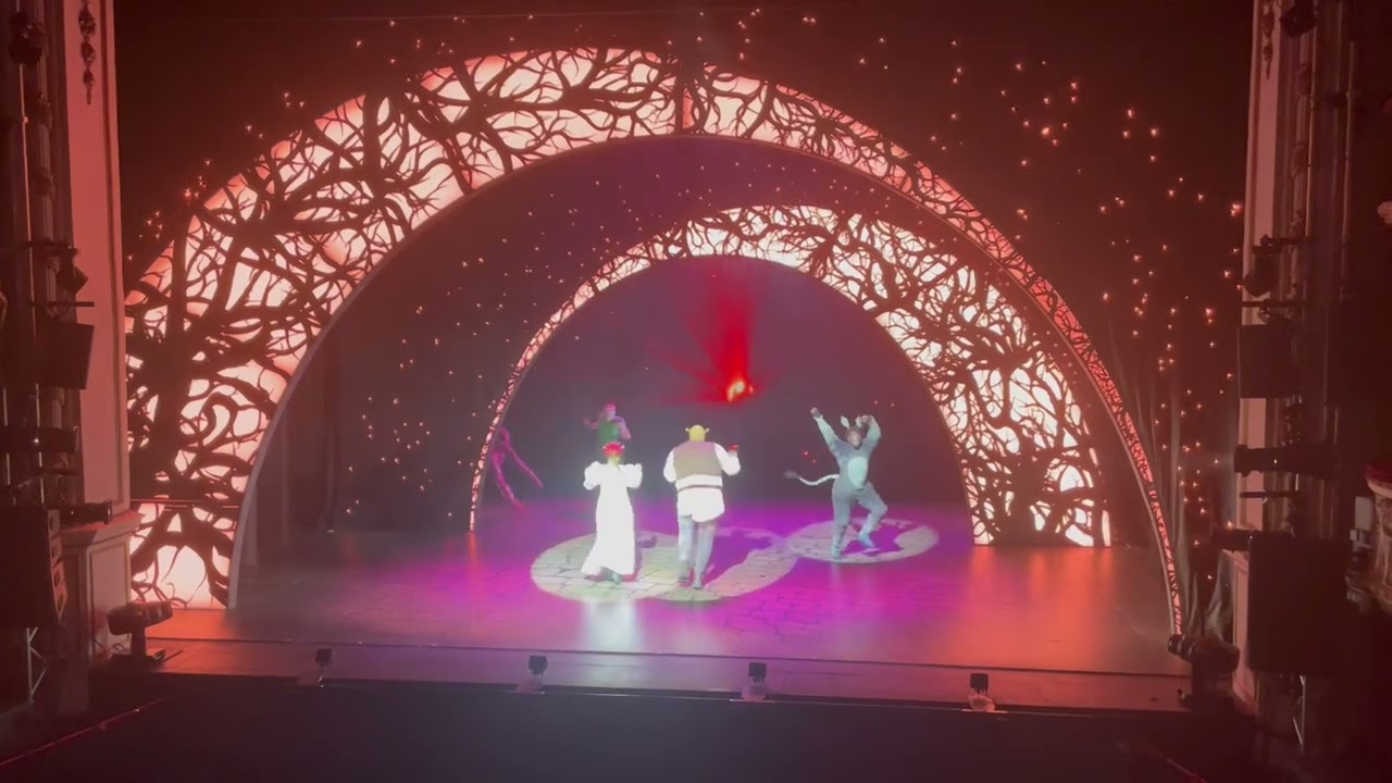Curtain call bows for Shrek the Musical at New Wimbledon Theatre September 2023