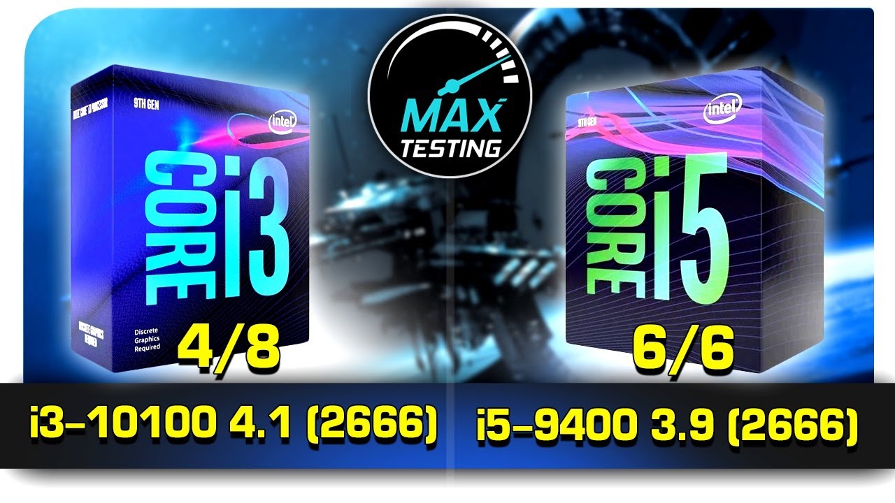 i3-10100 vs i5-9400