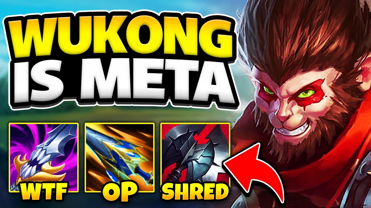 WUKONG JUNGLE HAS MADE IT BACK TO THE META! (AMAZING GANKS, AMAZING TEAM FIGHTS)
