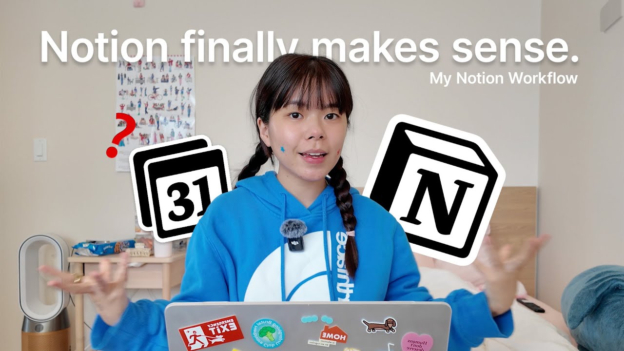 my Notion workflow: Notion Calendar, time tracking, skin care log, automations, and more!