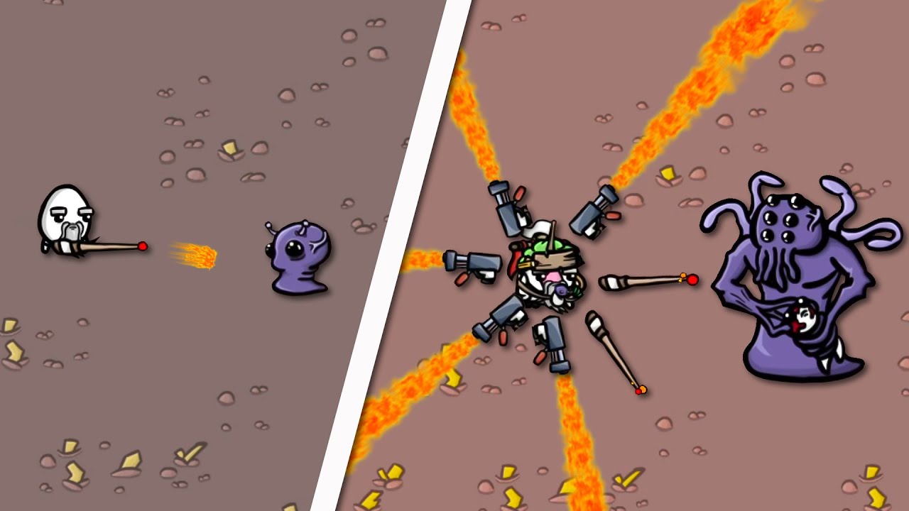 Fire Weapons Are OVERPOWERED in Brotato
