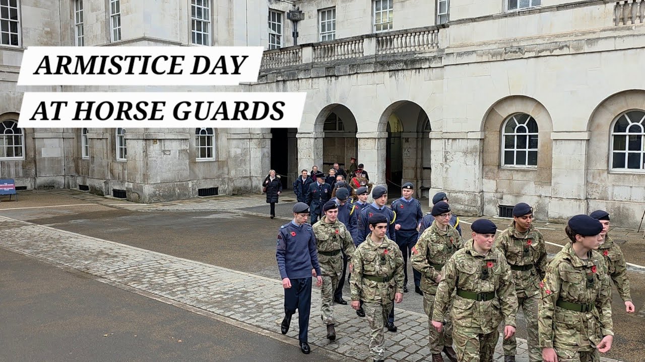 Armistice Day at Horse Guards, London 