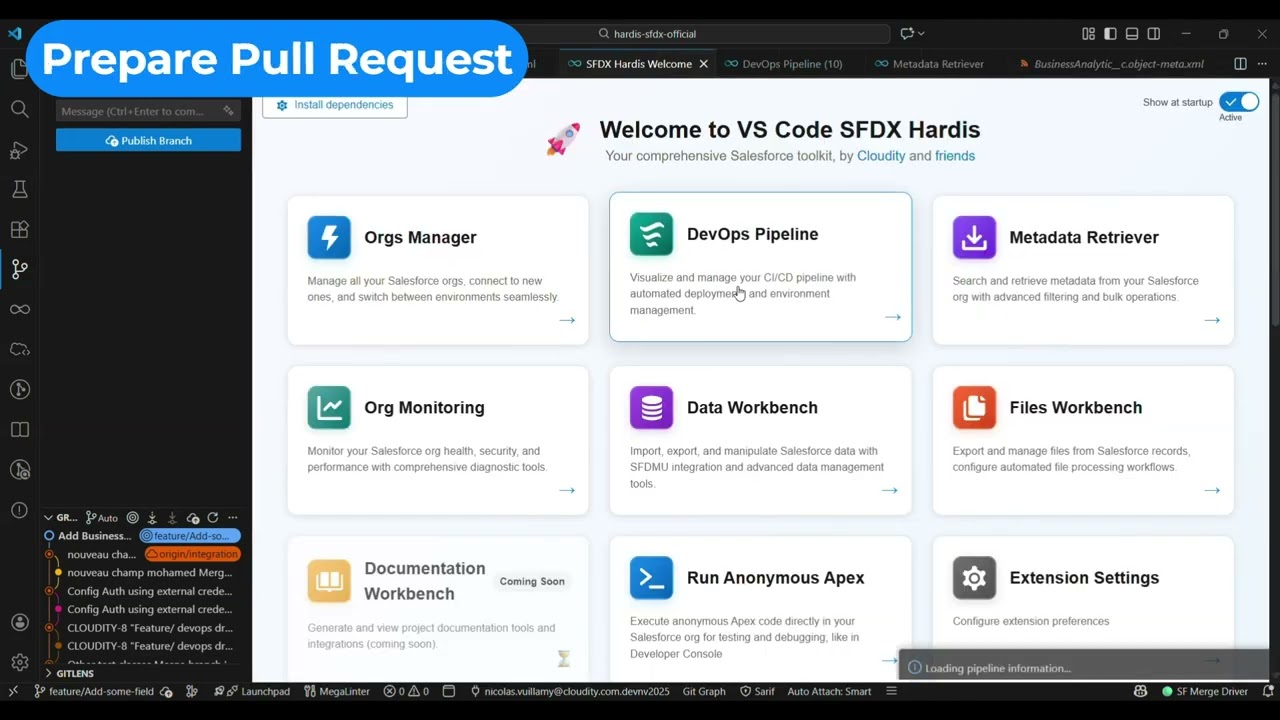 DevOps With sfdx-hardis : From New User story to deployment to org